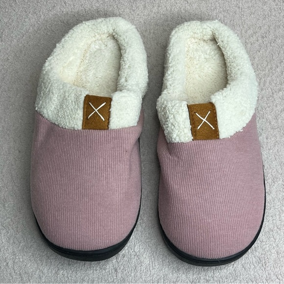 Cozy Winter Indoor/Outdoor Slippers-Dusty Rose Pink-Women’s 9.5-Loungewear-Warm - Picture 3 of 7